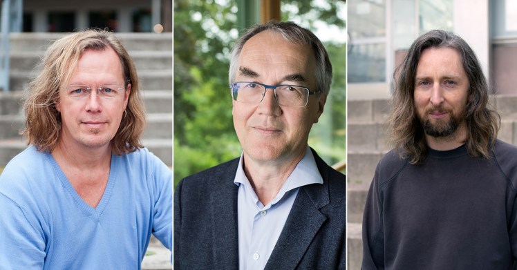 Gunnar Andersson, Bo Malmberg, Ben Wilson. Photo: Eva Dalin/Stockholms universitet, Clément Morin/Stockholms universitet, Leila Zoubir/Stockholms universitet. 